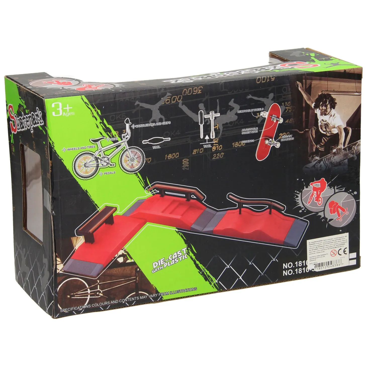 Vinger Skateboard met Stunt Trail