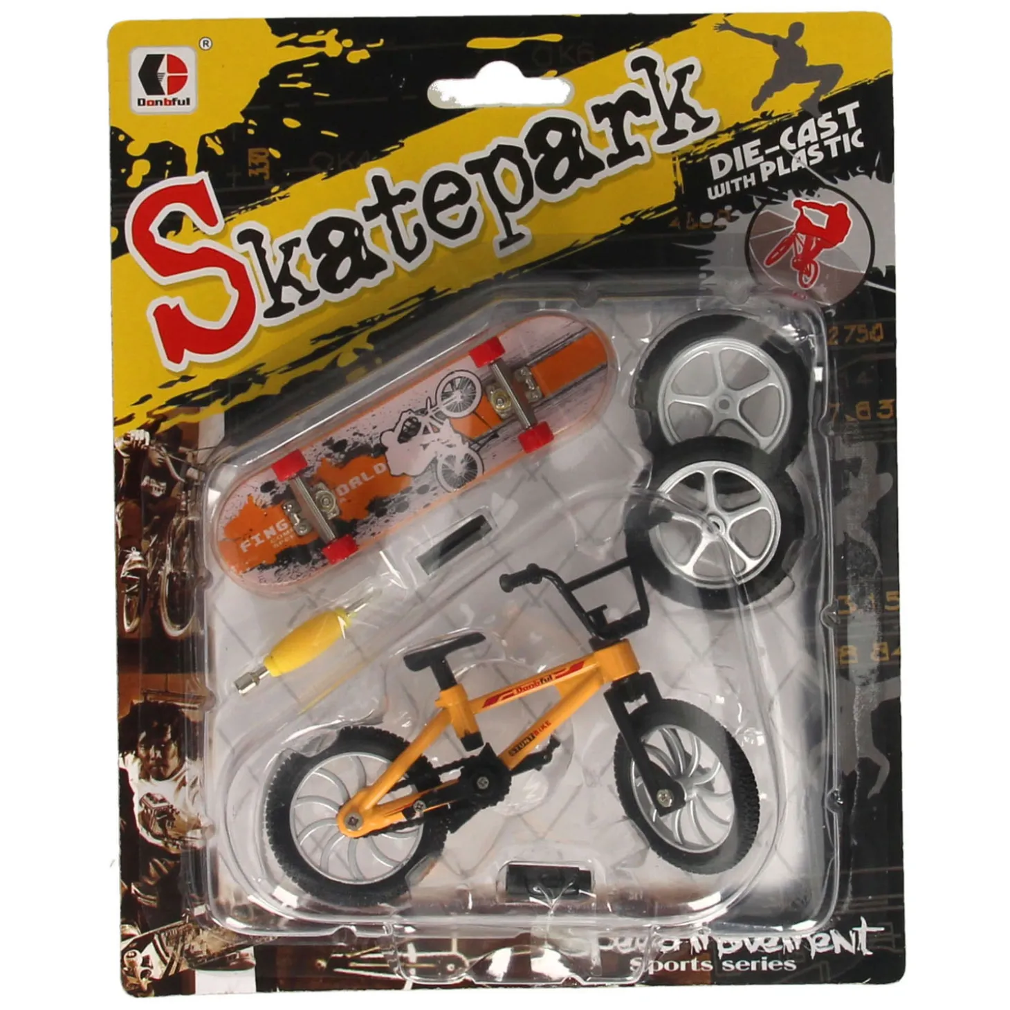 Vinger Stuntfiets met Accessoires