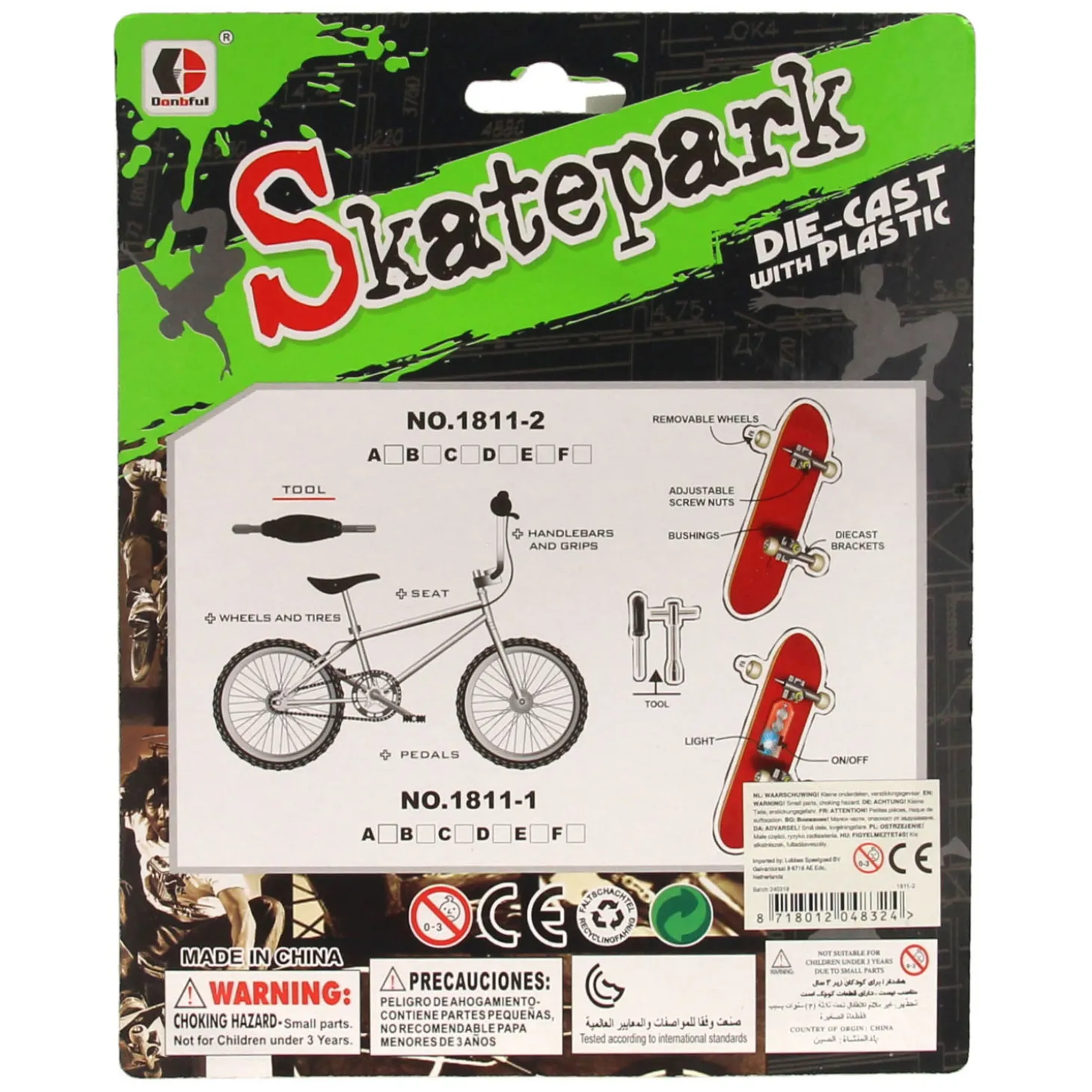 Vinger Stuntfiets met Accessoires