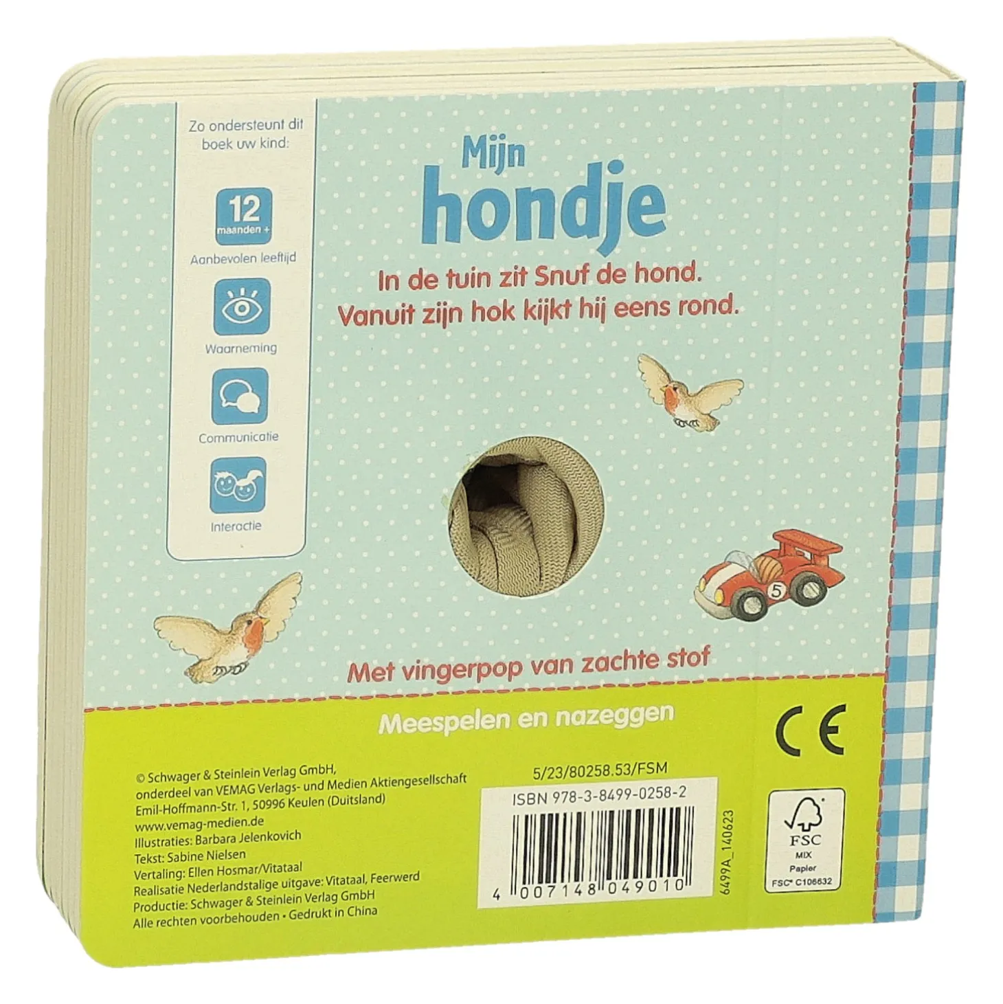 Vingerpop Boekje Mijn Hondje