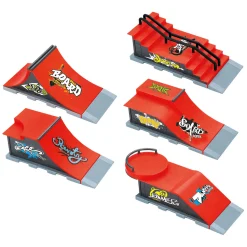 Vingerskateboard of BMX Fiets met Skatebaan