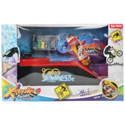 Vingerskateboard of BMX Fiets met Skatebaan