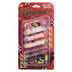 Vingerskateboard Set, 4dlg.
