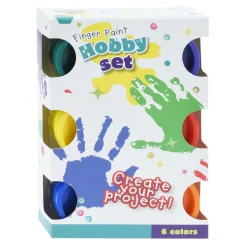 Vingerverfset 30ml, 6dlg.