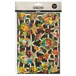 Vintage Plaatjes Viooltje, 2 Vellen