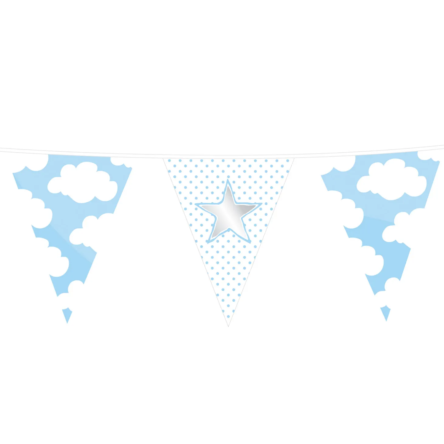 Vlaggenlijn Baby Jongen, 10mtr.