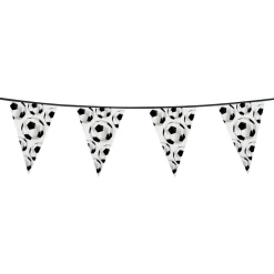 Vlaggenlijn Voetbal Puntvlaggen, 6mtr.