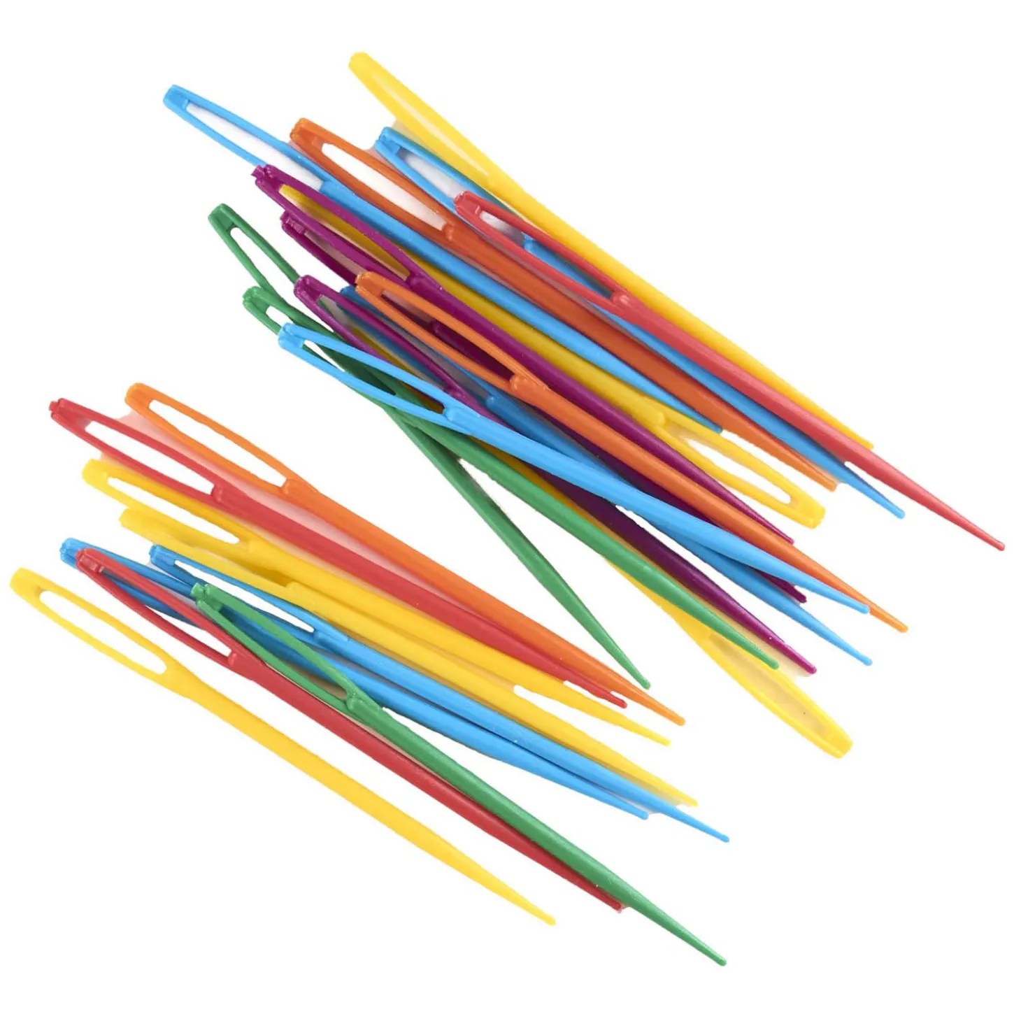 Vlechtbloemen met Borduurnaald 11,5cm - 16st.