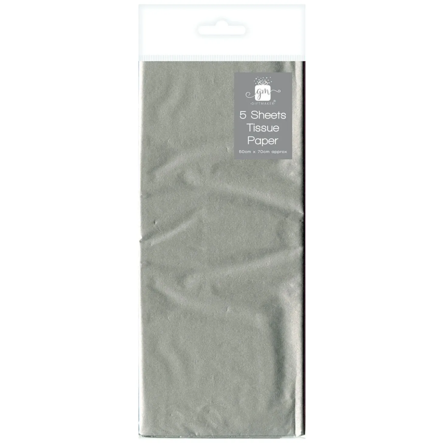 Vlieger, Zijdepapier Zilverkleur, 5st.