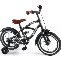 Volare Black Cruiser Fiets - 14 inch - Zwart