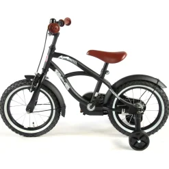 Volare Black Cruiser Fiets - 14 inch - Zwart