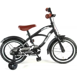 Volare Black Cruiser Fiets - 14 inch - Zwart