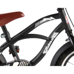 Volare Black Cruiser Fiets - 14 inch - Zwart