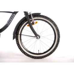 Volare Black Cruiser Fiets - 18 inch - Zwart