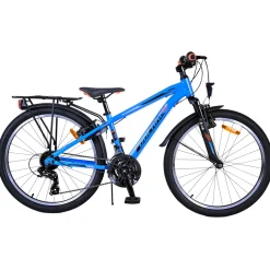 Volare Cross Fiets - 24" - Blauw - 18 versnellingen - Twee h