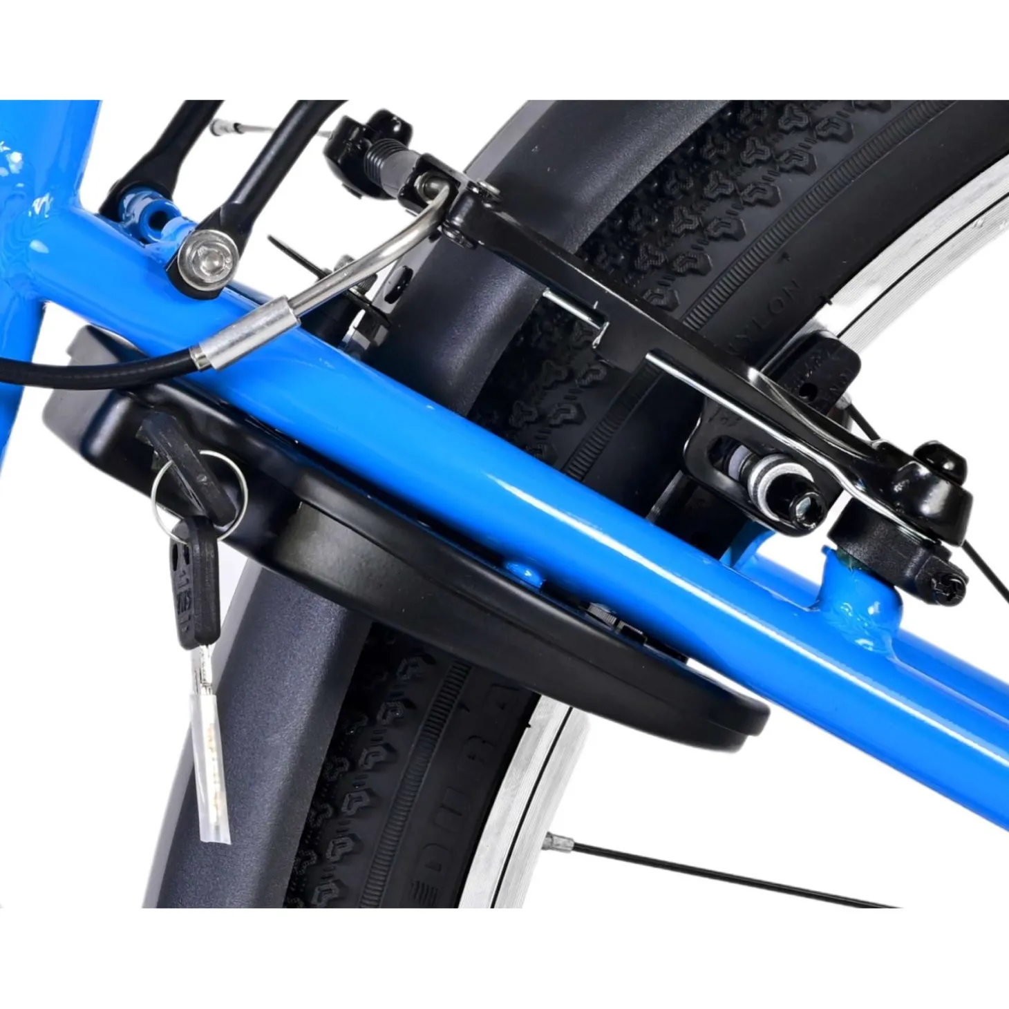 Volare Cross Fiets - 24" - Blauw - 18 versnellingen - Twee h