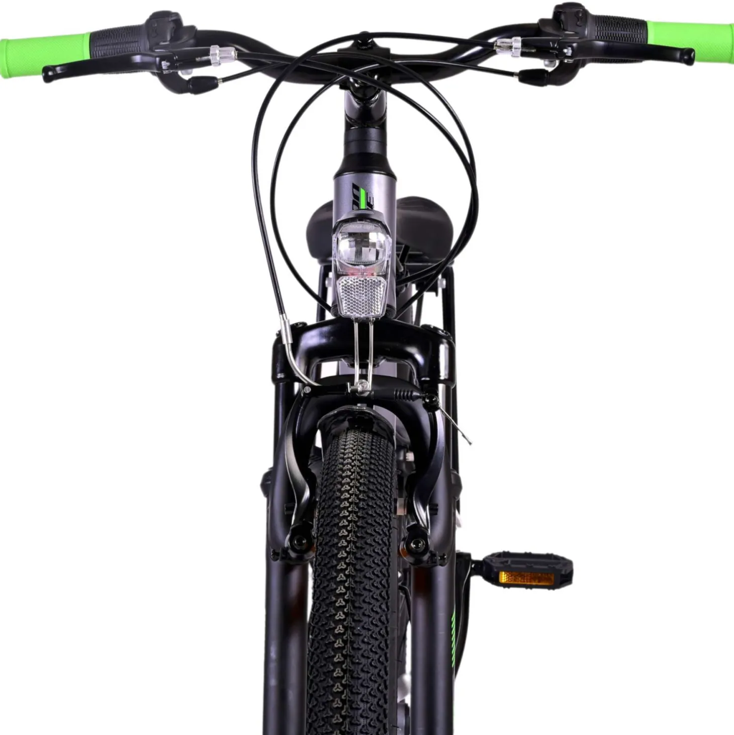 Volare Cross Fiets - 24" - Grijs - 18 versnellingen - Twee h