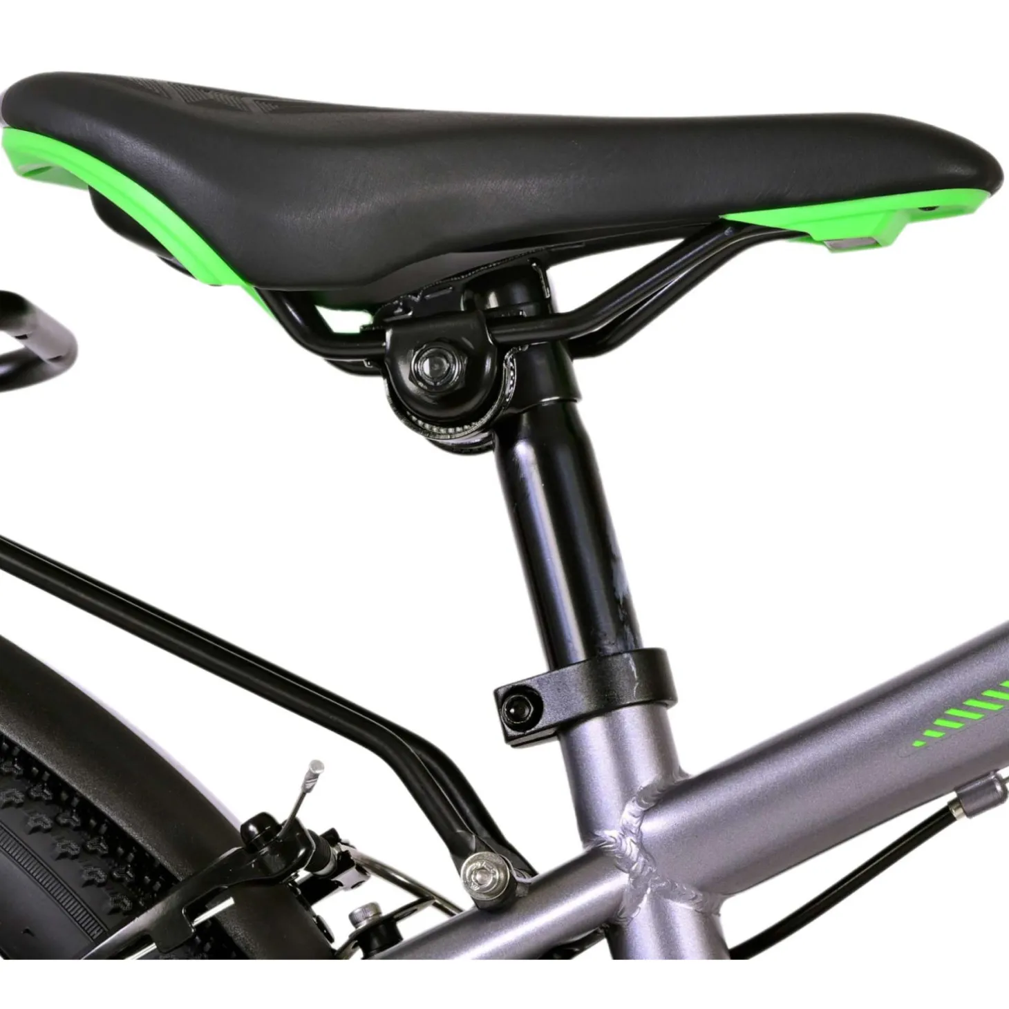 Volare Cross Fiets - 24" - Grijs - 18 versnellingen - Twee h