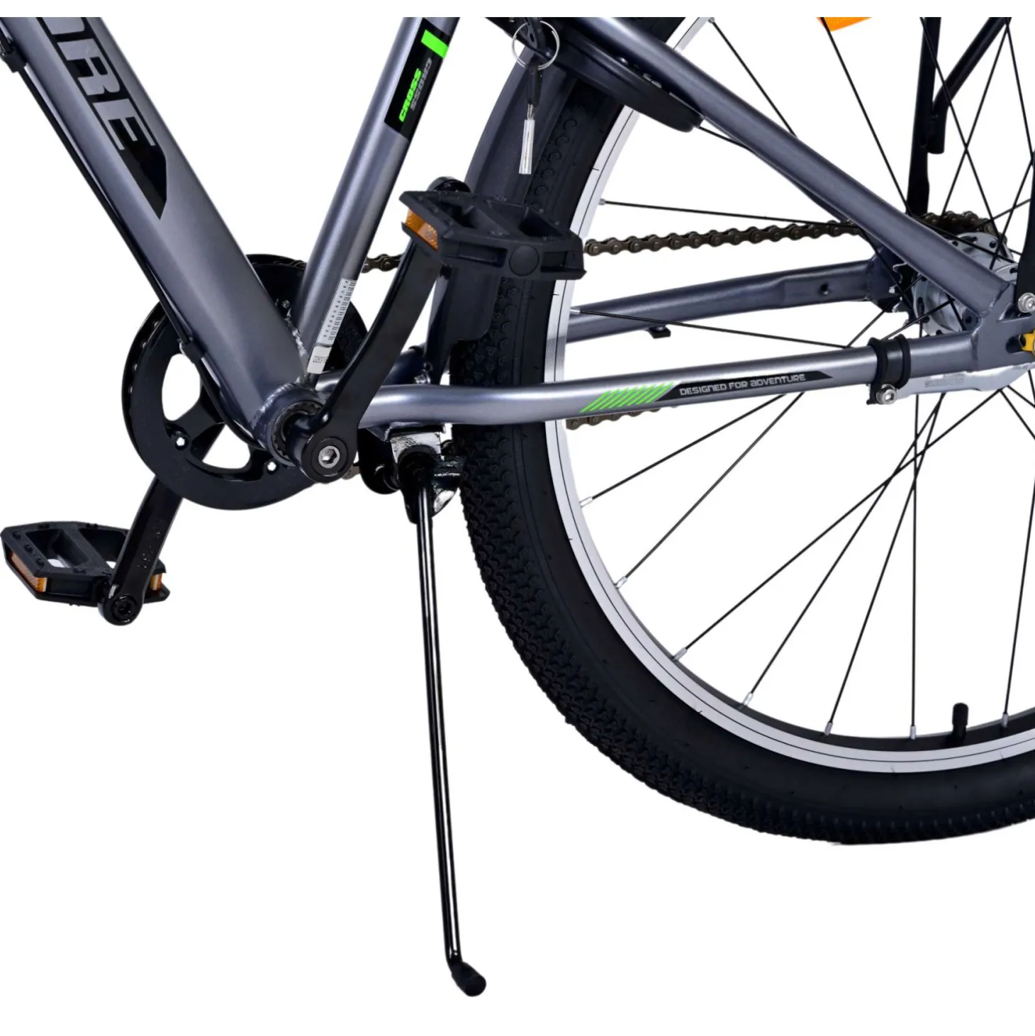 Volare Cross Fiets - 26 inch - donker Grijs -