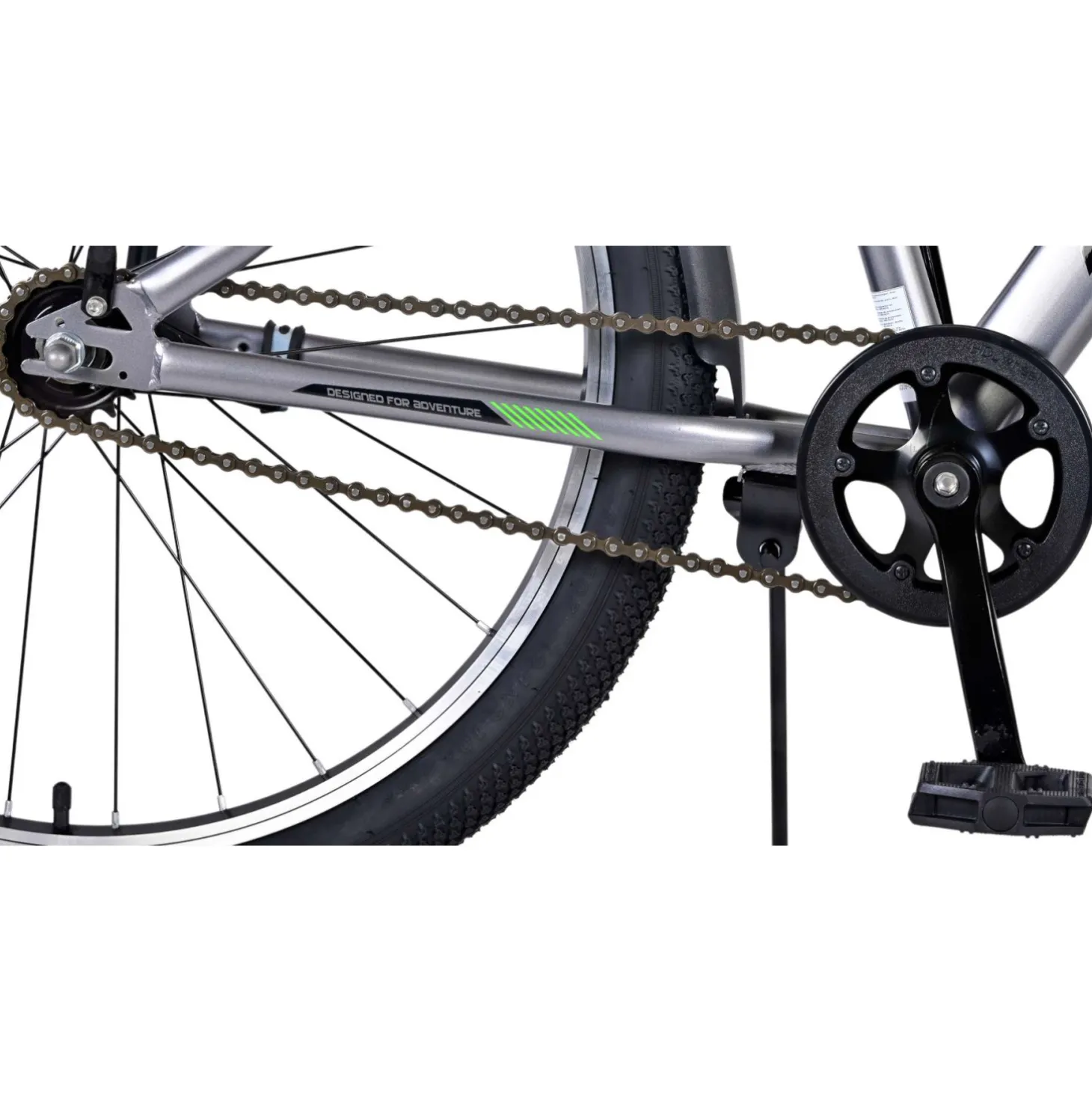 Volare Cross Fiets - 24 inch - donker Grijs