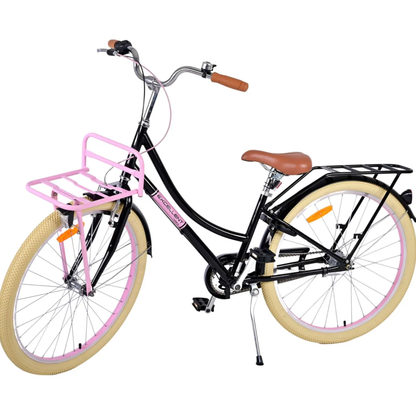 Volare Excellent Fiets - 26 inch - Zwart - Shimano Nexus