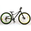 Volare Gradient Fiets - - 26" - Zwart Geel Groen - 7 speed -