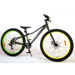 Volare Gradient Fiets - - 26" - Zwart Geel Groen - 7 speed -