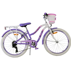 Volare Lovely Fiets - 24 inch - Paars - 7 Versnellingen