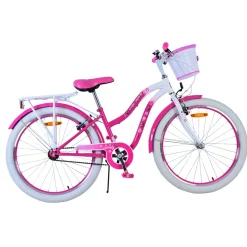 Volare Lovely Fiets - 24 inch - Roze - Twee handremmen