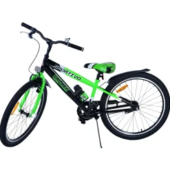 Volare Sportivo Fiets - 24 inch - Zwart Groen