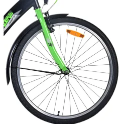 Volare Thombike Fiets - 26 inch - Zwart Groen