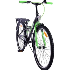 Volare Thombike Fiets - 26 inch - Zwart Groen
