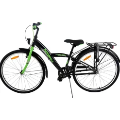 Volare Thombike Fiets - 26 inch - Zwart Groen -