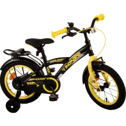 Volare Thombike Fiets - 14 inch - Zwart Geel