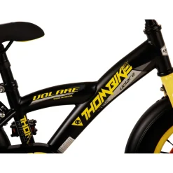 Volare Thombike Fiets - 14 inch - Zwart Geel