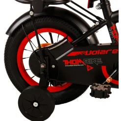 Volare Thombike Fiets - 12 inch - Zwart Rood