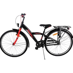 Volare Thombike Fiets - 26 inch - Zwart Rood -
