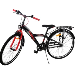 Volare Thombike Fiets - 26 inch - Zwart Rood -