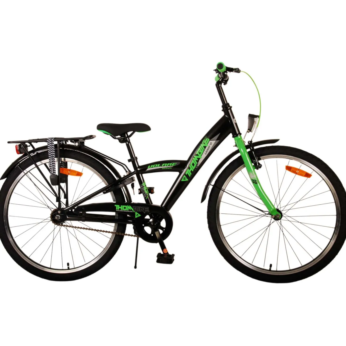 Volare Thombike Fiets - 24 inch - Zwart Groen