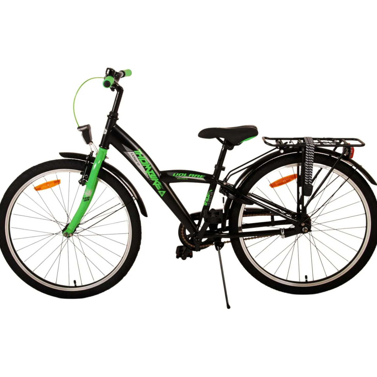 Volare Thombike Fiets - 24 inch - Zwart Groen