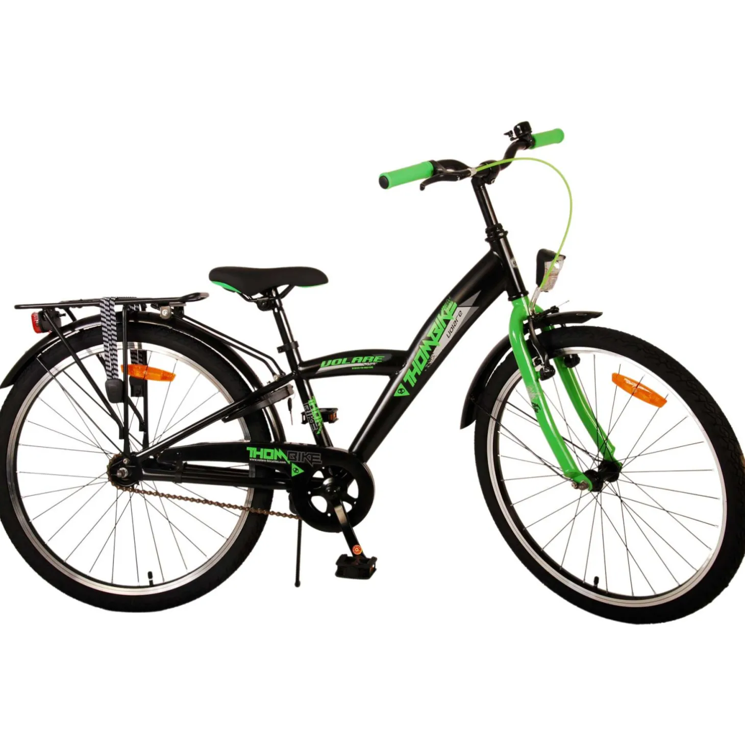 Volare Thombike Fiets - 24 inch - Zwart Groen