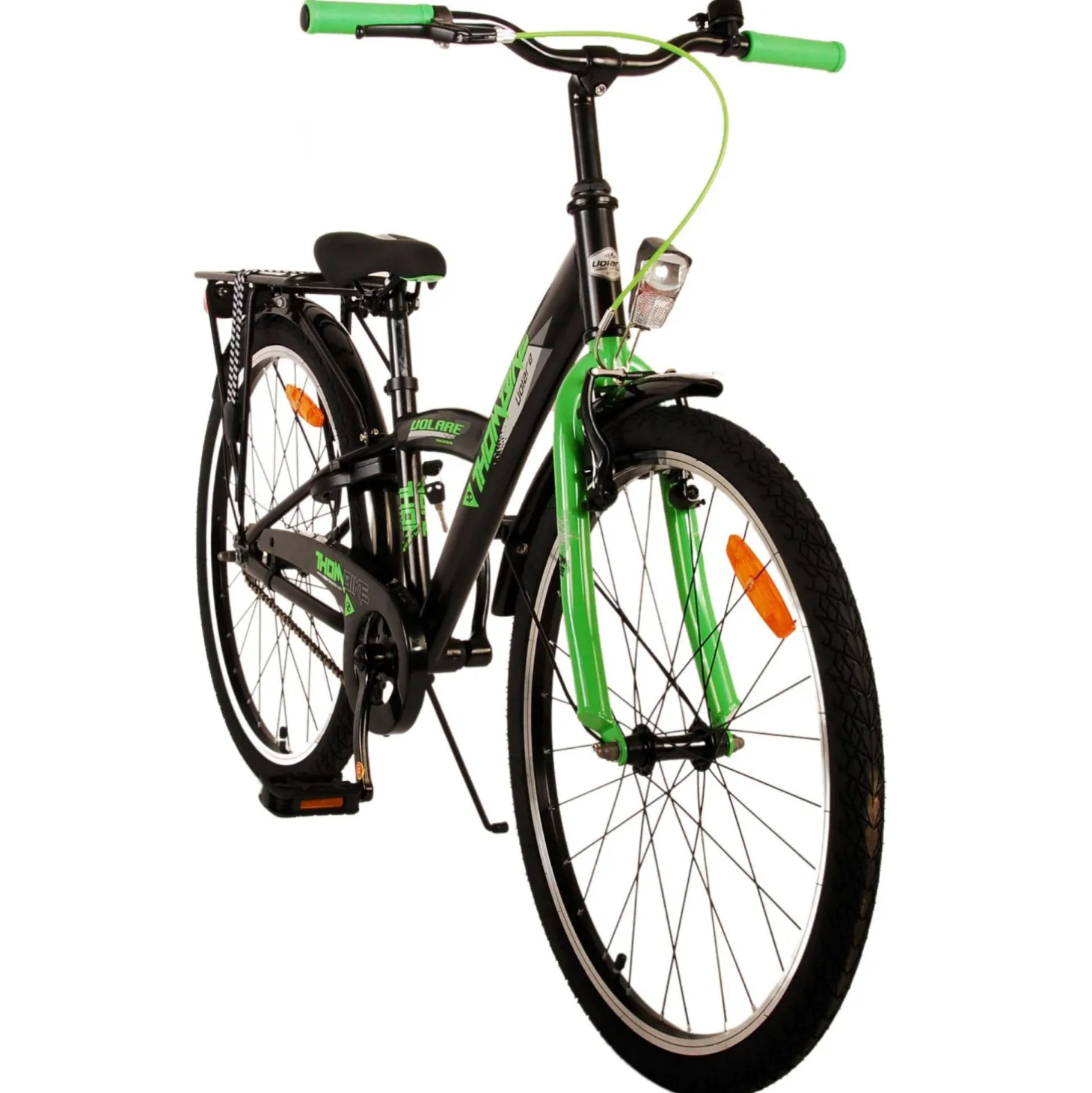 Volare Thombike Fiets - 24 inch - Zwart Groen