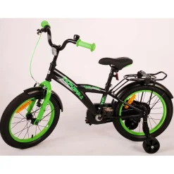 Volare Thombike Fiets - 16 inch - Zwart Groen