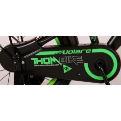 Volare Thombike Fiets - 16 inch - Zwart Groen