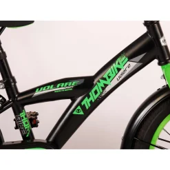 Volare Thombike Fiets - 16 inch - Zwart Groen