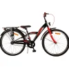 Volare Thombike Fiets - 24 inch - Zwart Rood