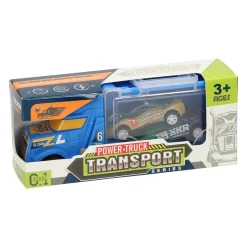 Vrachtwagen met 2 Auto's