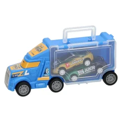 Vrachtwagen met 2 Auto's