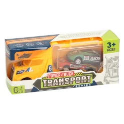 Vrachtwagen met 2 Auto's