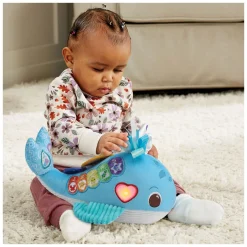 VTech Play Green Knuffel en Leer Walvis